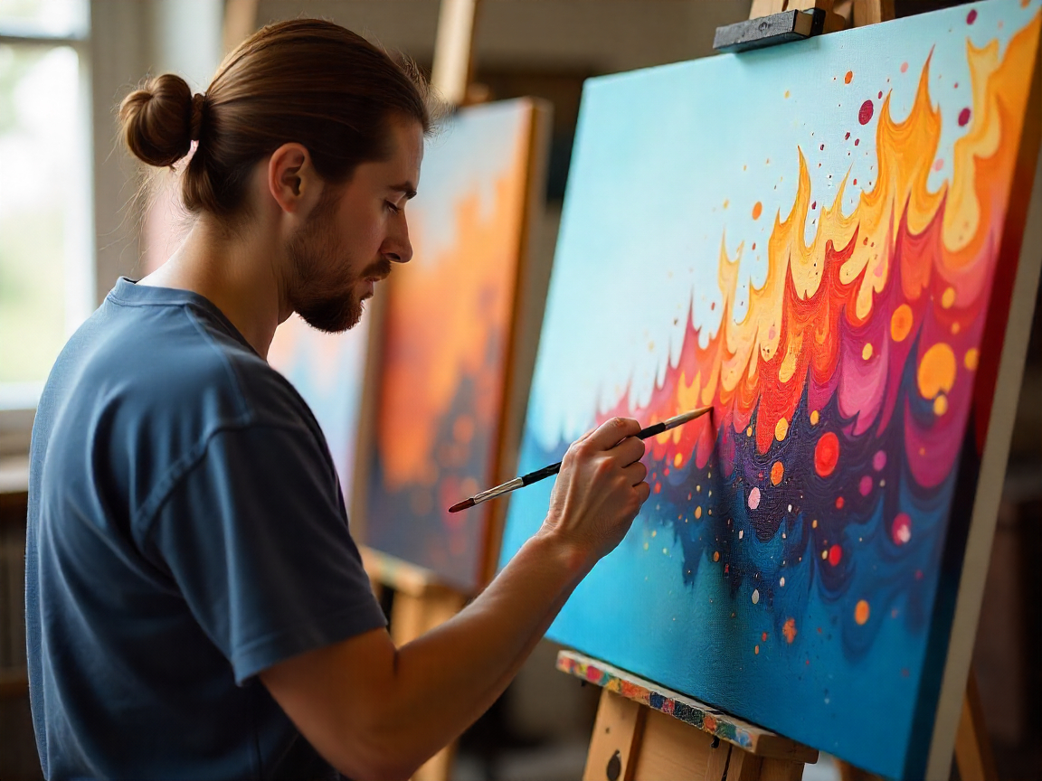 Acrylic painting course